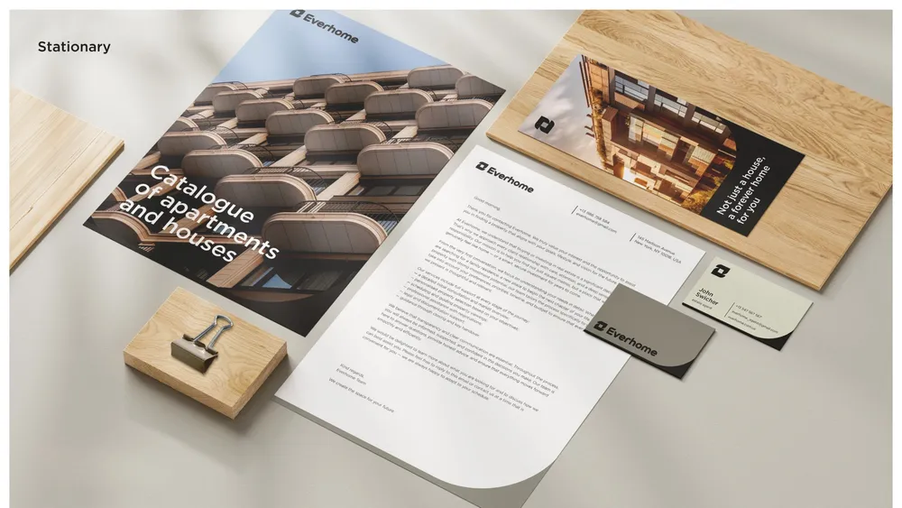 Everhome Modern Real Estate Brand Architecture & Visual System case study